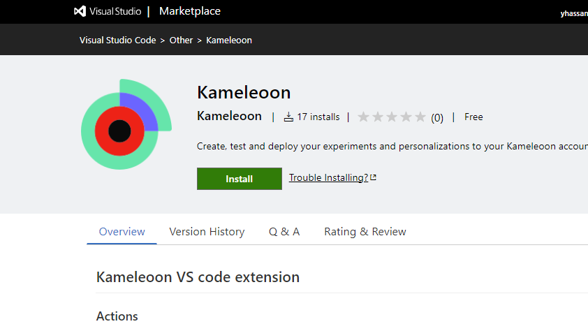 Visual Studio marketplace